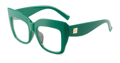 Briļļu ietvars Sieviešu Lielizmēra Kvadrātveida vintage ietvars Caurspīdīgs Briļļu ietvars Sieviešu Luksusa zīmola datoru brilles