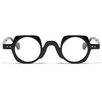 JNPCXI New Arrival Ρετρό Στρογγυλά Γυαλιά Πανκ για Ανδρικά Γυαλιά Μόδας Clear Lens Σκελετός Γυναικεία Vintage Εξάγωνη Διακόσμηση Αντρικό