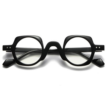 JNPCXI New Arrival Ρετρό Στρογγυλά Γυαλιά Πανκ για Ανδρικά Γυαλιά Μόδας Clear Lens Σκελετός Γυναικεία Vintage Εξάγωνη Διακόσμηση Αντρικό