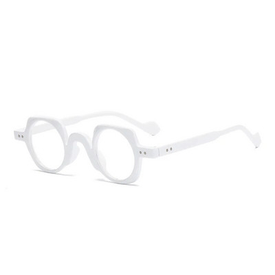 JNPCXI jaunums Retro apaļas punk brilles vīriešiem caurspīdīgas lēcas modes brilles ietvars sievietēm vintage sešstūra dekors vīriešiem