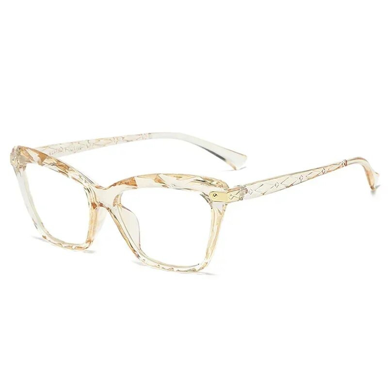 Mood Vintage kassisilmaprillid Naiste Bränd Disainer läbipaistev prillide raam Selge kandiline prillid Seksikad Retro Oculos