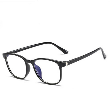 GSBJXZ Τετράγωνα γυαλιά ματιών Σκελετοί ανδρών Γυναικεία Διαφανής γκρι καθαρός καθρέφτης συνταγογραφούμενα γυαλιά οράσεως Ρετρό πλαστικά ψεύτικα γυαλιά