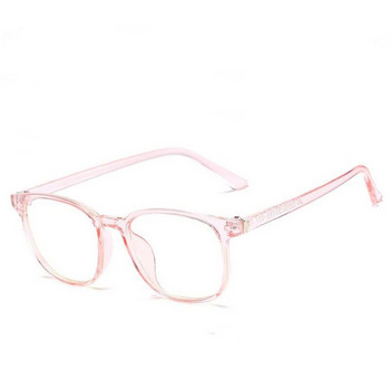 GSBJXZ Рамки за квадратни очила Мъже Жени Прозрачни сиви прозрачни огледални диоптрични очила Ретро пластмасови фалшиви очила