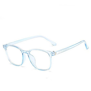 GSBJXZ Рамки за квадратни очила Мъже Жени Прозрачни сиви прозрачни огледални диоптрични очила Ретро пластмасови фалшиви очила