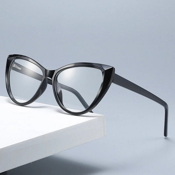 Gmei Optical Transparent Clear Glasses Frame Котешко око Рамки за очила за жени Модни диоптрични очила 2003 г.