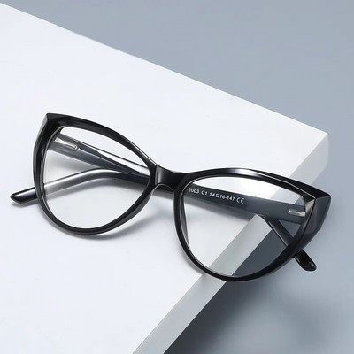 Gmei Optical Transparent Clear Glasses Σκελετός Cat Eye Σκελετοί γυαλιών γυαλιών για γυναίκες Μόδα συνταγογραφούμενα γυαλιά 2003