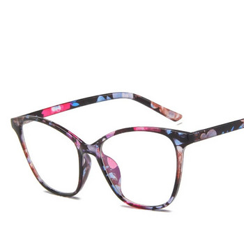 Винтидж очила с котешко око Дамски пластмасови рамки за оптични очила за четене за мъже Компютърни прозрачни очила за очила