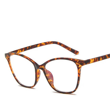Винтидж очила с котешко око Дамски пластмасови рамки за оптични очила за четене за мъже Компютърни прозрачни очила за очила