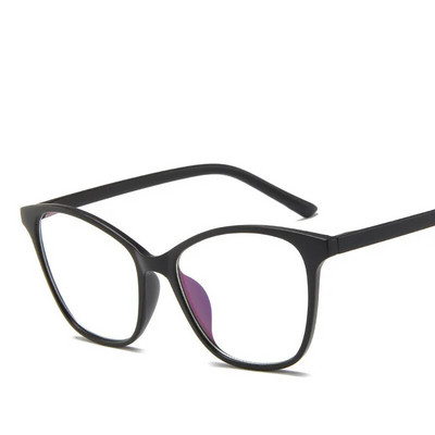 Ochelari de vedere vintage cu ochi de pisică, pentru femei, din plastic, pentru lectură, ochelari optici, ramă pentru bărbați, ochelari de ochelari transparenti pentru computer