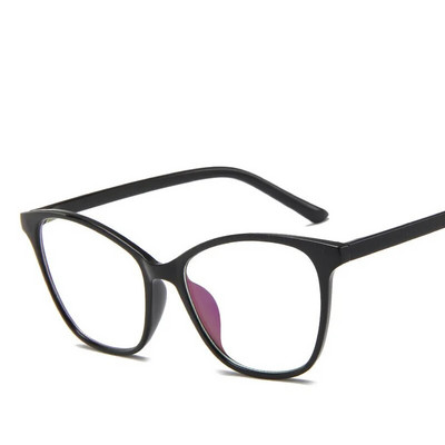 Ochelari de vedere vintage cu ochi de pisică, pentru femei, din plastic, pentru lectură, ochelari optici, ramă pentru bărbați, ochelari de ochelari transparenti pentru computer