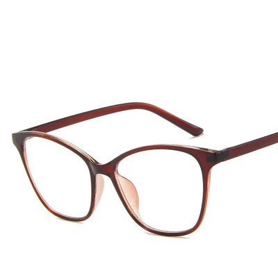 Ochelari de vedere vintage cu ochi de pisică, pentru femei, din plastic, pentru lectură, ochelari optici, ramă pentru bărbați, ochelari de ochelari transparenti pentru computer