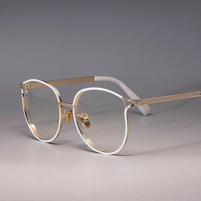 45257 Ženski mačkasti okviri za naočale protiv plave svjetlosti za žene Metalni okvir Optičke modne naočale Računalne naočale