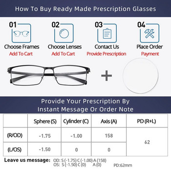 Дамски бизнес алуминиеви рамки за очила с пълна рамка Рамки за очила за късогледство Гъвкави TR храмове за далекогледство Оптични очила 3569