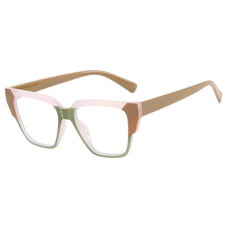 TR90 Anti Blue Light Cat Eye briļļu rāmis sievietēm Vintage krāsainas sieviešu brilles Modes caurspīdīgas optiskās brilles