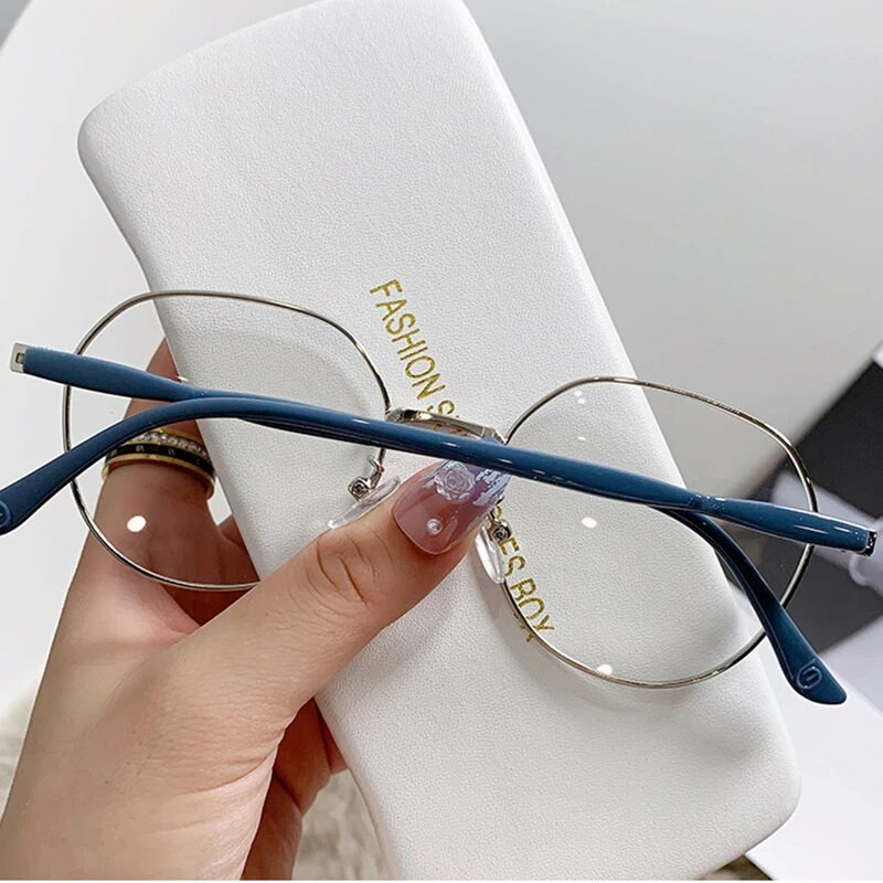 Moodsad metallist anti-sinise valguse prillid