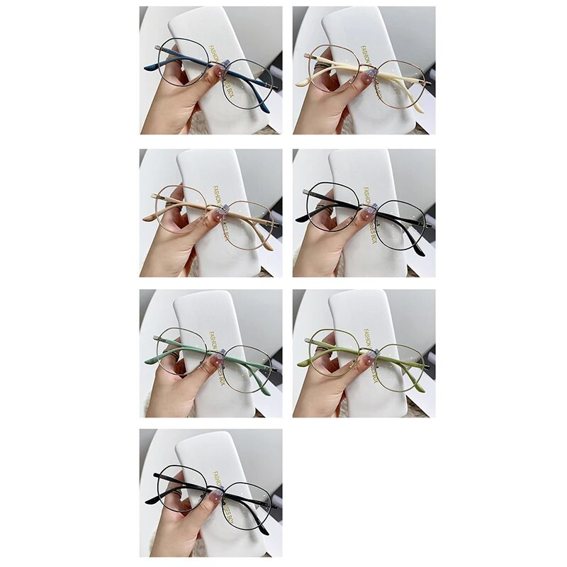 Moodsad metallist anti-sinise valguse prillid