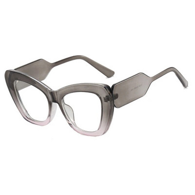 55531 Cadru mare Anti lumină albastră Ochelari de calculator transparenți Ochelari de blocare pentru femei Ochelari de vedere optic clari