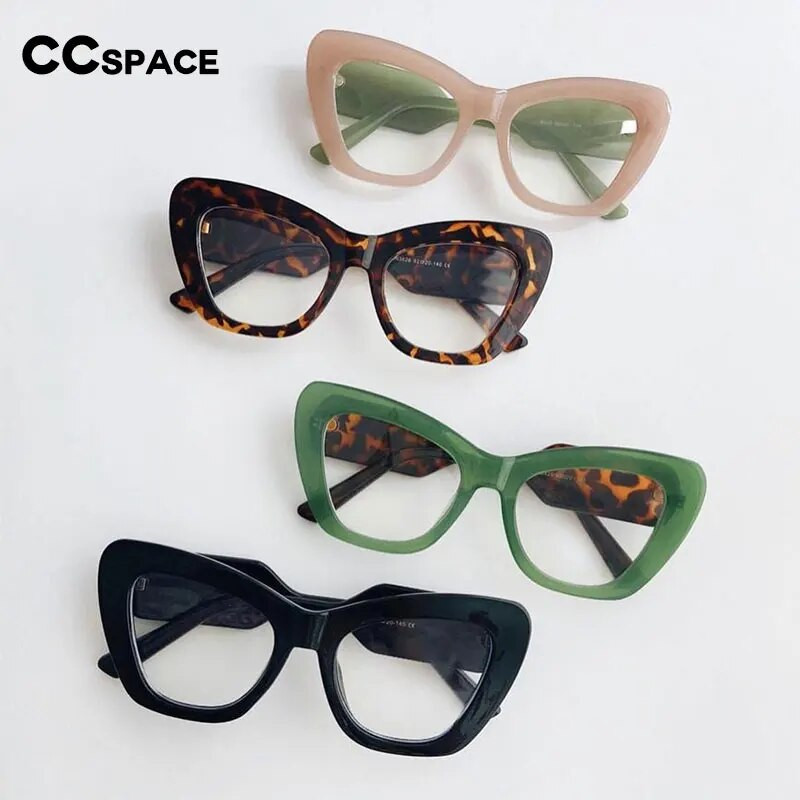 55531 Prozirne naočale za računalo s velikim okvirom protiv plave svjetlosti Ženske naočale za blokiranje optičkih prozirnih naočala