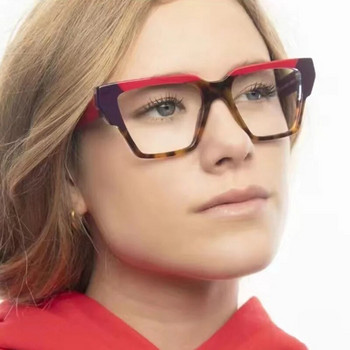 Tr90 Antiblue Light Glasses Компютърни очила за жени Оптична рамка за очила Дамски цветни сладки прозрачни очила 2023 г.
