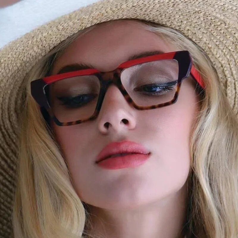 Tr90 Antiblue Light Prillid Arvutiprillid Naistele Optilised prilliraamid Naiste värvilised armsad läbipaistvad prillid 2023