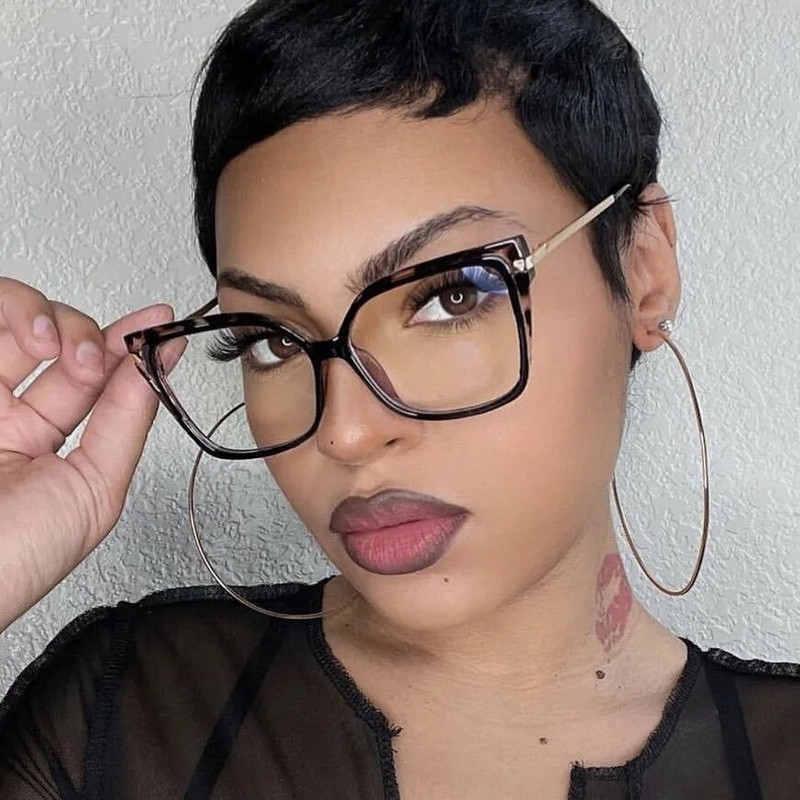 Tr90 metallist kandiline arvutiprillide raam naistele optilised prillid, sinise valguse vastased valgust blokeerivad moodsad tavalised klaasist prillid