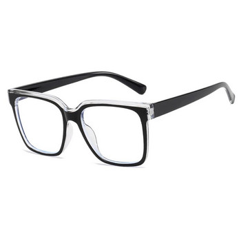 TR90 Анти синя светлина, блокираща обикновени стъклени очила Дамски квадратни кръпки Работни оптични рамки за очила Дамски компютърни очила