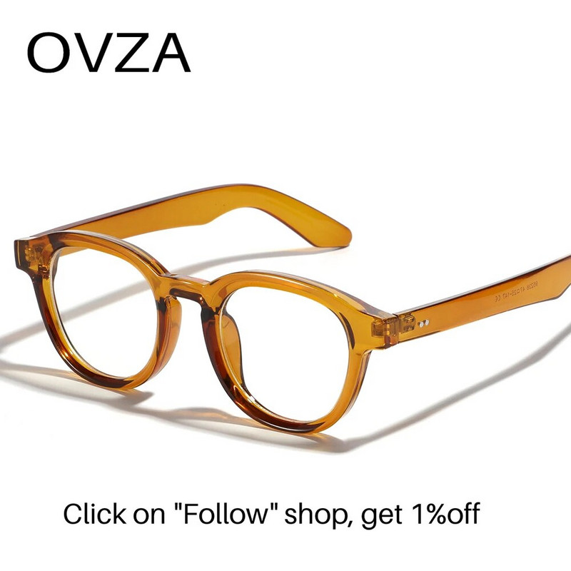 OVZA retro vintage brilles vīriešiem 2023. gada jaunas sieviešu saulesbrilles un briļļu ietvars Lunettes De Soleil Homme S1008