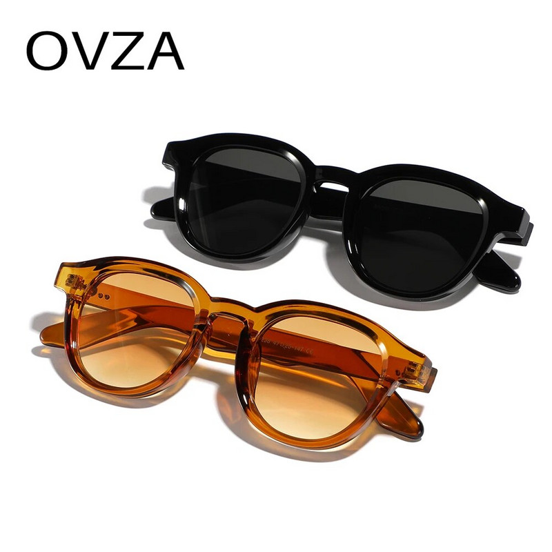 OVZA retro vintage brilles vīriešiem 2023. gada jaunas sieviešu saulesbrilles un briļļu ietvars Lunettes De Soleil Homme S1008