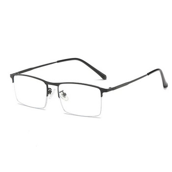 Дамски дизайнерски очила Унисекс очила за вежди Мъжки правоъгълни рамки за очила Полубез рамки Компютърни очила Анти синя светлина