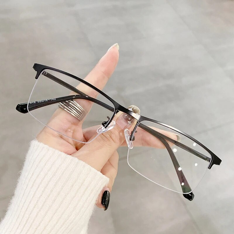 Γυναικεία ντιζάιν γυαλιά Unisex Γυαλιά φρυδιών Ανδρικά ορθογώνια σκελετοί γυαλιών ημιτελούς γυαλιά υπολογιστή Anti Blue Light