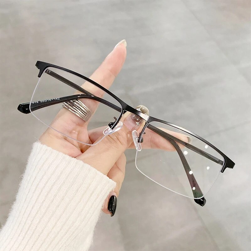 Γυναικεία ντιζάιν γυαλιά Unisex Γυαλιά φρυδιών Ανδρικά ορθογώνια σκελετοί γυαλιών ημιτελούς γυαλιά υπολογιστή Anti Blue Light