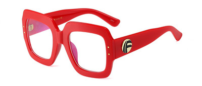 Anti mėlynos šviesos negabaritinių akinių rėmeliai moteriški madingi prabangūs prekės ženklo kvadratiniai dideli rėmeliai skaidraus lęšio permatomi vintažiniai akiniai