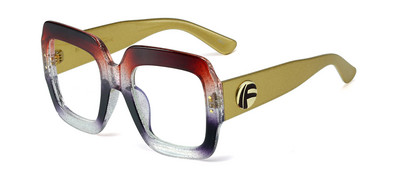 Anti mėlynos šviesos negabaritinių akinių rėmeliai moteriški madingi prabangūs prekės ženklo kvadratiniai dideli rėmeliai skaidraus lęšio permatomi vintažiniai akiniai