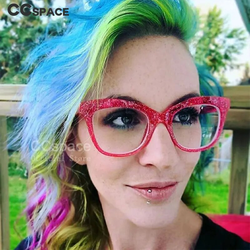 51029 Retro plastmasas titāna briļļu ietvari pret zilu gaišu sieviešu optiskās modes datora brilles