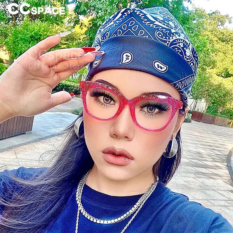 51029 Retro plastmasas titāna briļļu ietvari pret zilu gaišu sieviešu optiskās modes datora brilles