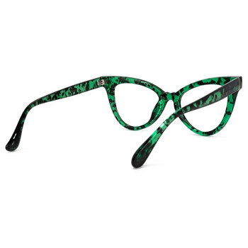 Стилни рамки за очила със синя светлина за жени, модни фалшиви очила с котешко око, дамски винтидж прозрачни оптични очила с нитове, очила