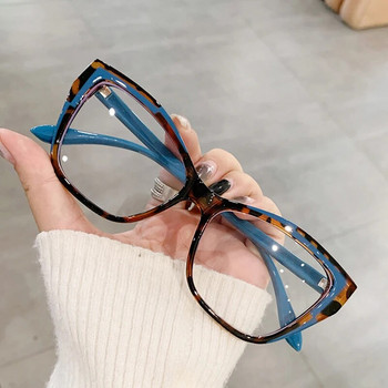 Очила Дизайн на котешко око Дамски рамки за очила Очила, блокиращи синя светлина Дамски модни очила с филтър за сини лъчи против радиация