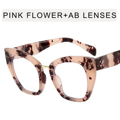 2024. gada jauns vintage leoparda ietvars pretzilas brilles sievietēm modes kaķu acs Optiskās caurspīdīgās brilles Brilles Oculos Feminino