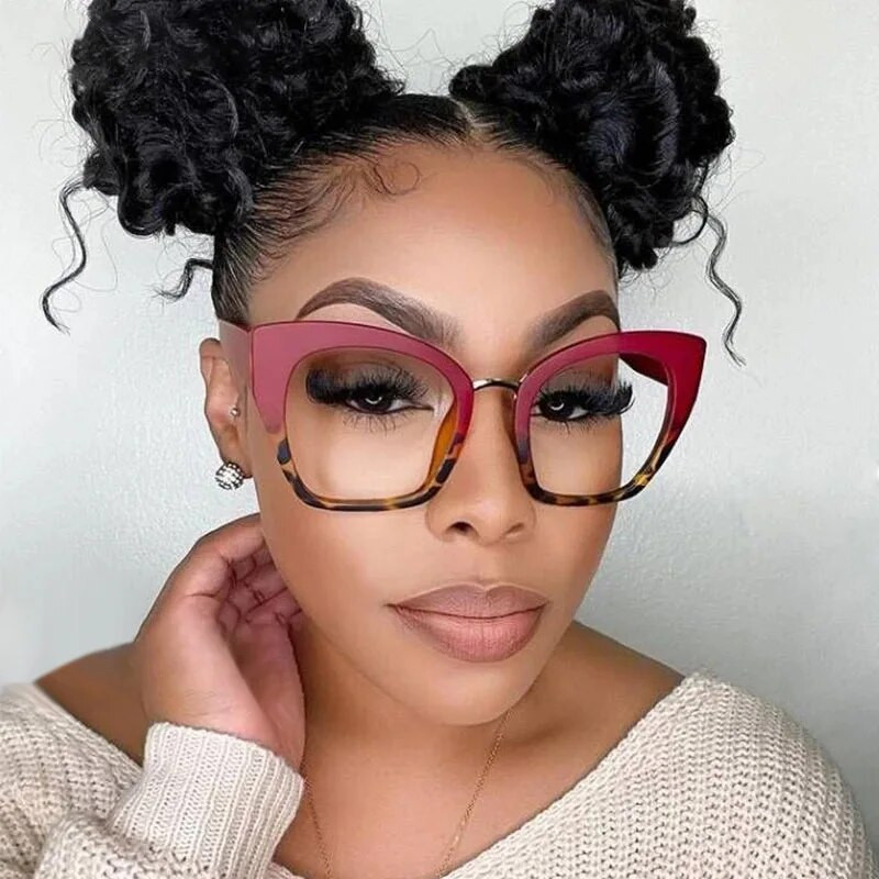 2024, novi vintage leopard okvir, anti-plave naočale, ženske modne mačkaste optičke prozirne naočale, naočale, naočale Oculos Feminino