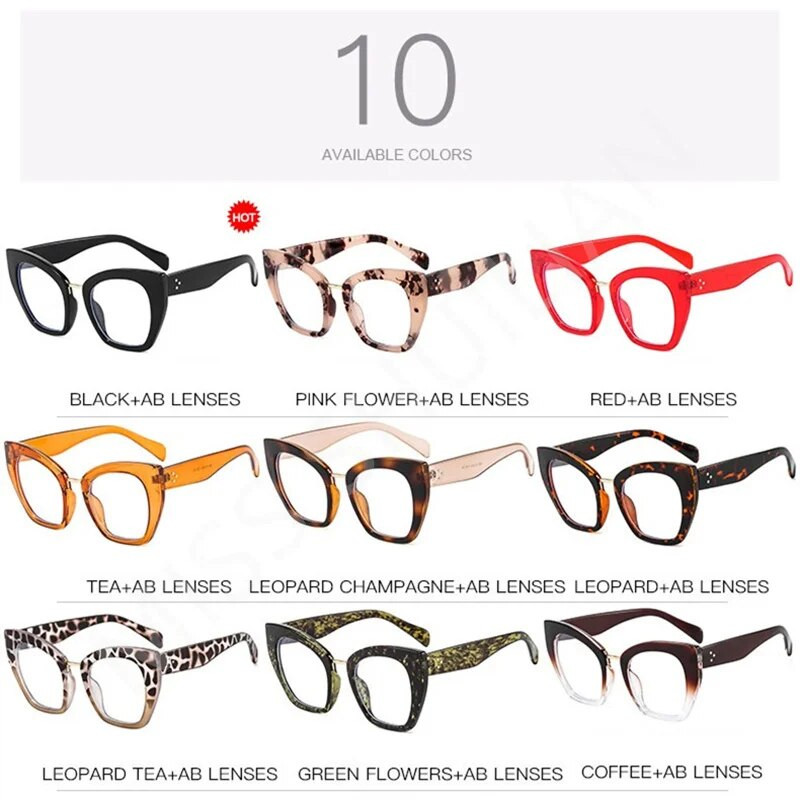 2024, novi vintage leopard okvir, anti-plave naočale, ženske modne mačkaste optičke prozirne naočale, naočale, naočale Oculos Feminino
