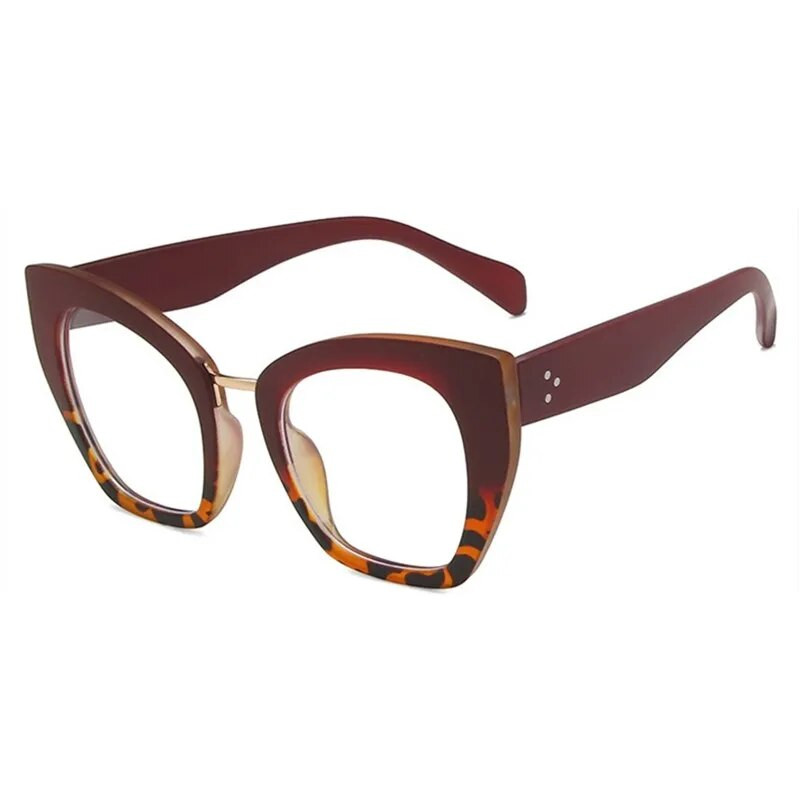 2024, novi vintage leopard okvir, anti-plave naočale, ženske modne mačkaste optičke prozirne naočale, naočale, naočale Oculos Feminino