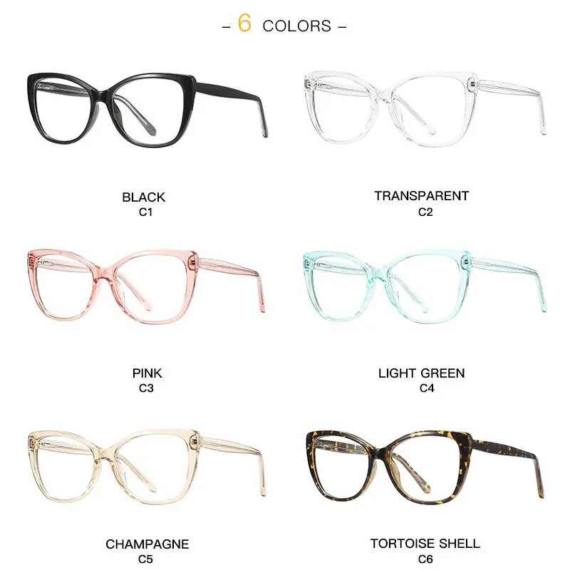 Gmei Optical Fashion Γυναικεία γυαλιά ματιών γάτας Σκελετός Διαφανής διάφανος γυναικείος σκελετός συνταγογραφούμενων γυαλιών μυωπίας 2005