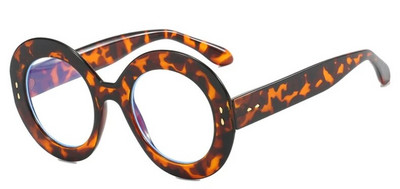 Värvilised prilliraamid naistele Trendikad ümmargused ülisuured optilised läätsed Naiste prillid Moodsad päikeseprillid Naiste prillid