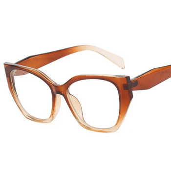 Нови ретро черни очила за жени Големи квадратни компютърни очила против синя светлина Дизайнерски женски прозрачни очила