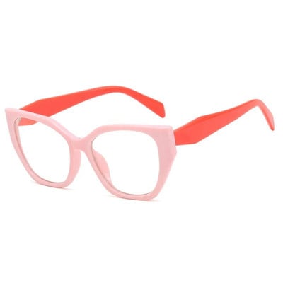 Nove retro crne naočale za žene prevelike četvrtaste računalne naočale protiv plavog svjetla Ženske dizajnerske prozirne naočale