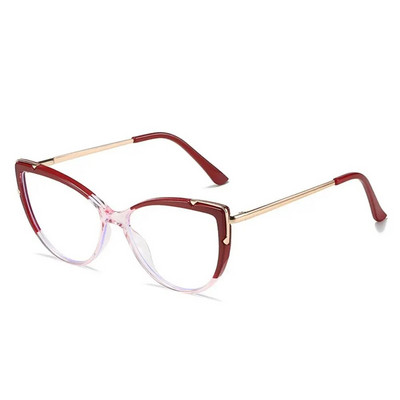Vintage Metāla Kvadrāts Anti-zils Briļļu ietvars Sieviešu Mode Ērtas Datorbrilles Sieviešu Caurspīdīgas Oculos Feminino