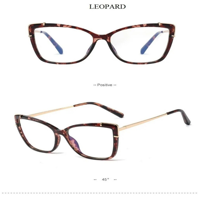 Vintage Metāla Kvadrāts Anti-zils Briļļu ietvars Sieviešu Mode Ērtas Datorbrilles Sieviešu Caurspīdīgas Oculos Feminino