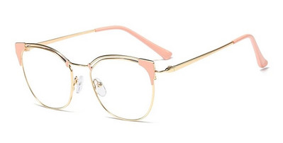 45892 Γυναικεία μεταλλικά γυαλιά αυτιού γάτας Σκελετοί Anti Blue Light Optical Fashion Γυαλιά Υπολογιστή