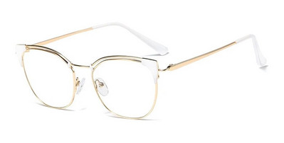 45892 Γυναικεία μεταλλικά γυαλιά αυτιού γάτας Σκελετοί Anti Blue Light Optical Fashion Γυαλιά Υπολογιστή