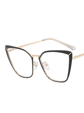 Луксозни дизайнерски слънчеви очила Дамски котешки очила Метални рамки за очила Готини летни плажни очила Модни оптични очила